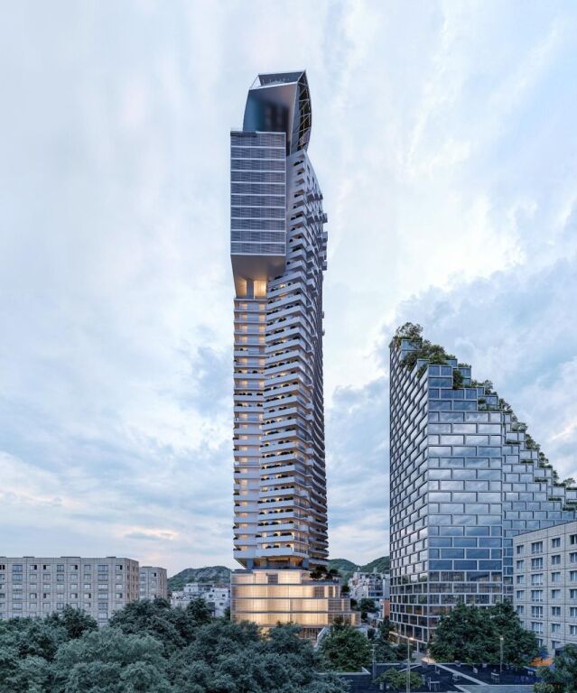 SHITET APARTAMENT 1+1+BALLKON "THE FORTY FOUR TOWERS, ZOGU I ZI" 238.500 EURO