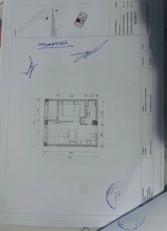 EKSKLUZIVE – SHITET APARTAMENT 1+1 NË KADIU, ALI DEM