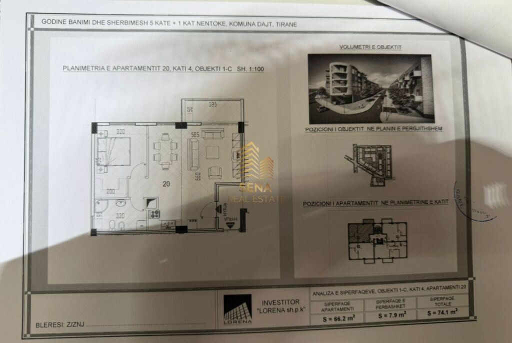 For sale ,3 Apartments 1+1+BLK, Shkoze – Tom Doshi Complex, 103,750 Euro