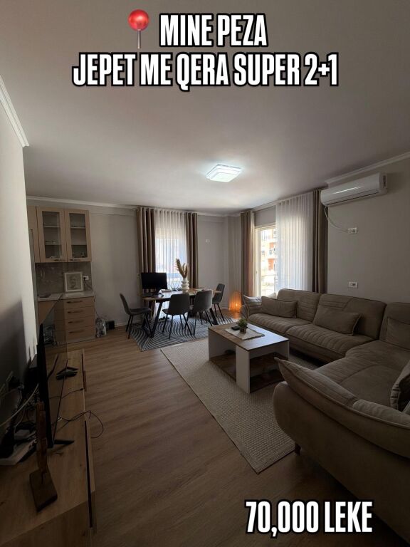 Mine Peza - Jepet 2+1+ Verande Luxury Prane Prokurorise Pallat i 2024 Kati i 4 Apartamenti eshte i investuar ne detaj per banim me kushtet me te mira te jeteses Pallati eshte ndertim i 2024 Jepet per periudhe afatgjate CMIMI NE LEKE