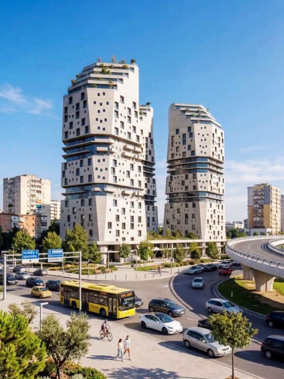 Vendesi Appartamento 2+1+2 - Ex Dogana, Edificio Shqiponja Square