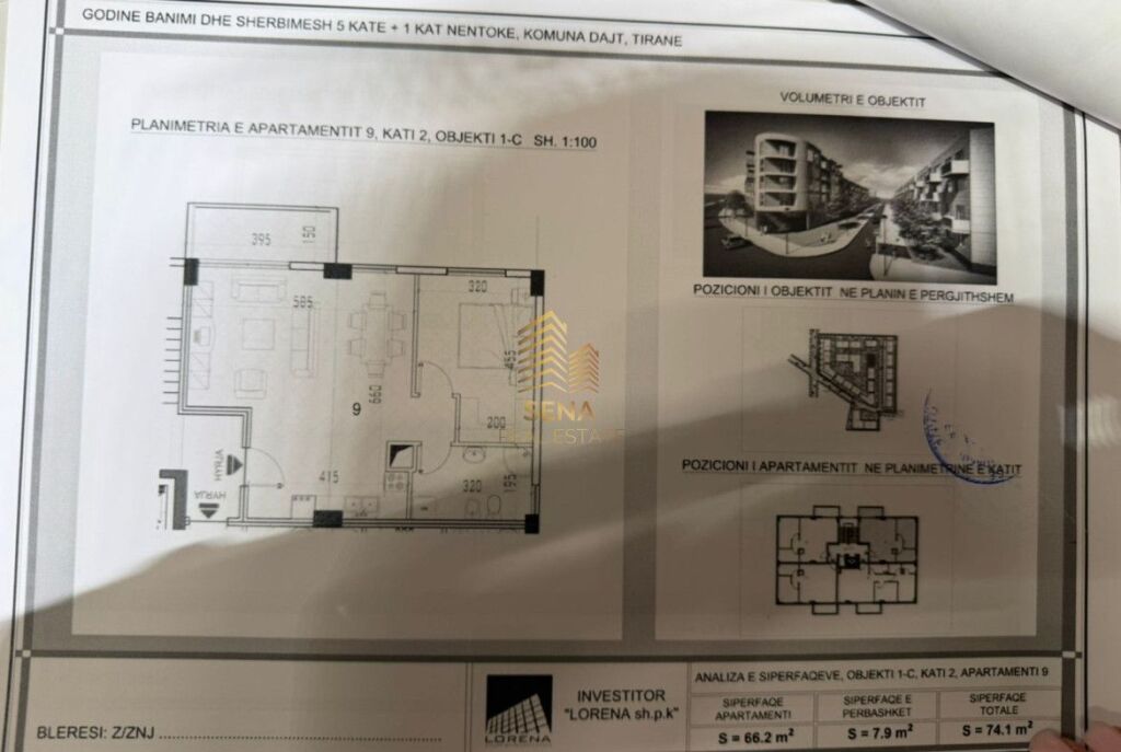 For sale, 2 Apartments 1+1+BLK, Shkoze – Tom Doshi Complex, 103,750 Euro