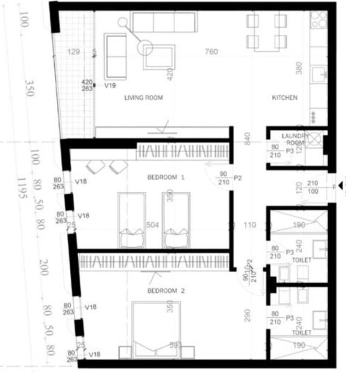 Disponojmë apartament 2+1+2  per Shitje ne Grow Green Residence, Sauk.,vetëm 2 minuta nga TEG dhe 12 minuta nga qendra e Tiranës