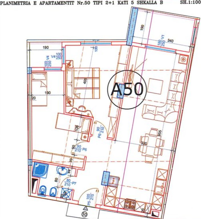 🏡 Apartament 2+1 në shitje | 104 m² | Residenca Sanel | Paskuqan