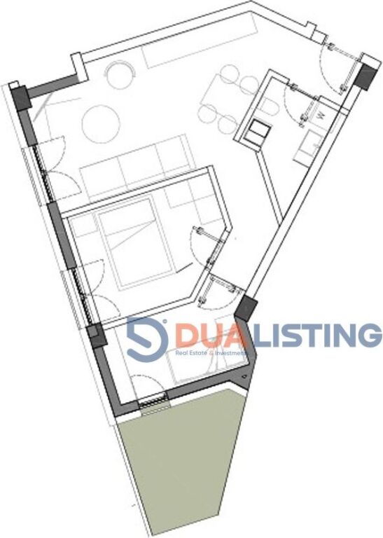 Apartment 2+1 for sale in Sun Palase, Dhermi!
