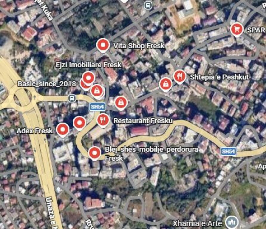 Shitet Apartament 1+1 prane Restorant Freskut, Tirane (ID 41111596)