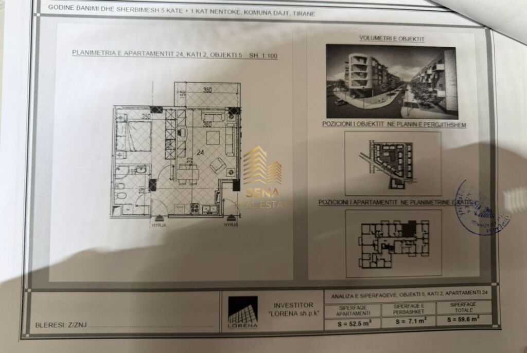 For sale, Apartment 1+1+BLK, Shkoze – Tom Doshi Complex, 83,450 Euro
