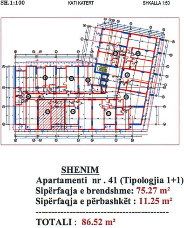 🏡 Apartament 1+1 në shitje | 86 m² | Residenca Sanel | Paskuqan