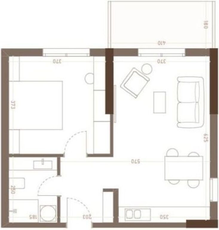 Apartment 1+1 for Sale in HERA Residence by Epidamn – Golem, Kavajë 🌊