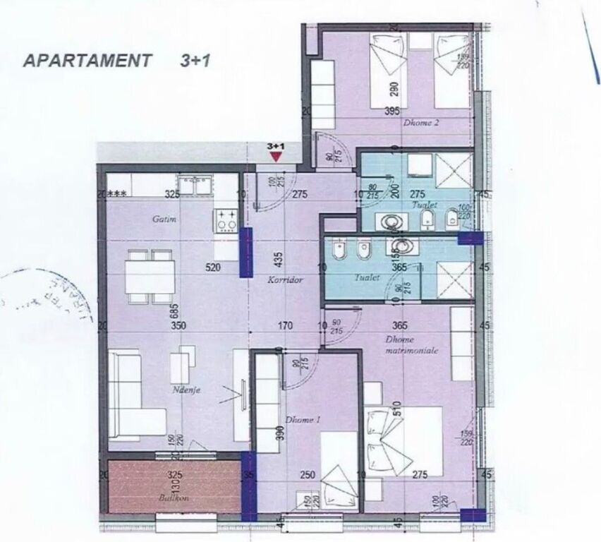 Ish Dogana 📍 Shitet Apartament 3+1+2 tek Tirana Entry Residence🏢