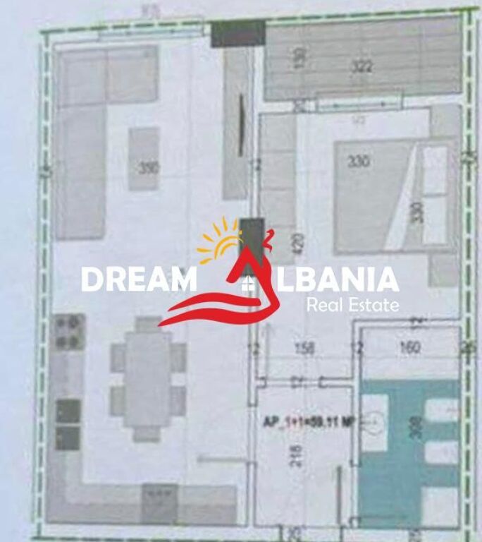 Appartamento 1+1 In Vendita Paskuqan (ID 41111597)