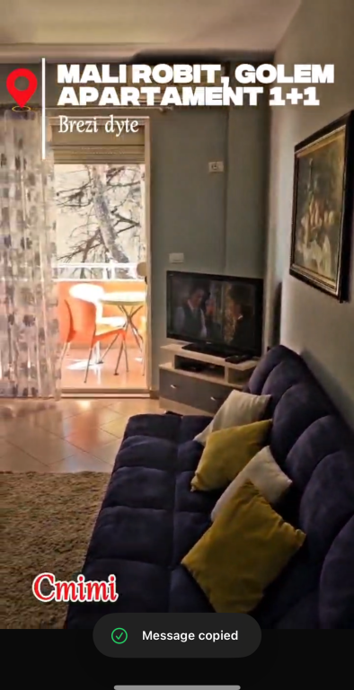 Apartment 1+1 for sale Mali Robit !