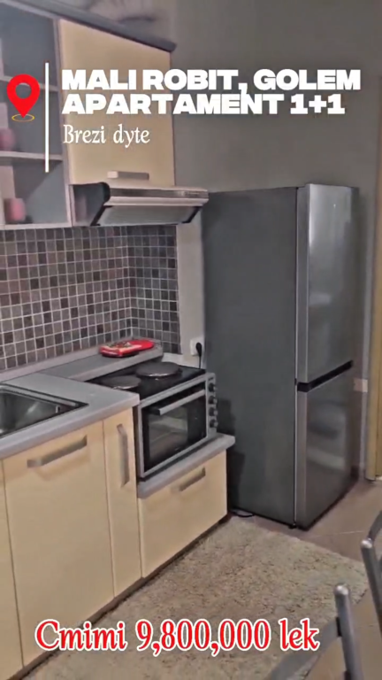 Apartment 1+1 for sale Mali Robit !