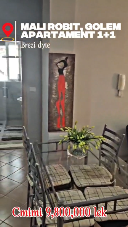 Apartment 1+1 for sale Mali Robit !