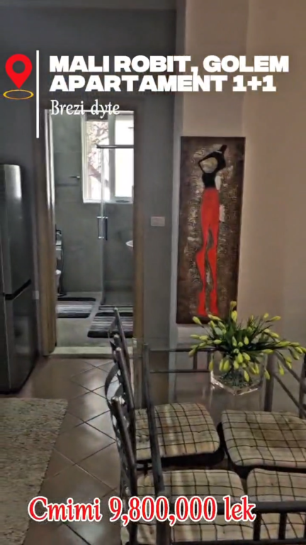 Apartment 1+1 for sale Mali Robit !