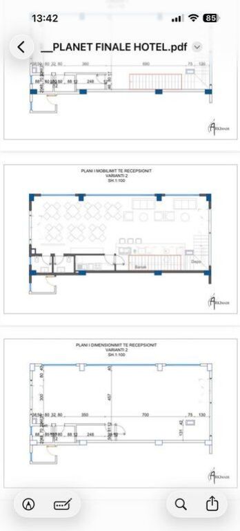 MULTIFUNCTIONAL SPACE 2 FLOORS, 537 m2 - FOR RENT IN PASKUQAN! IDEAL FOR CLINICS, HOTEL, BANK!