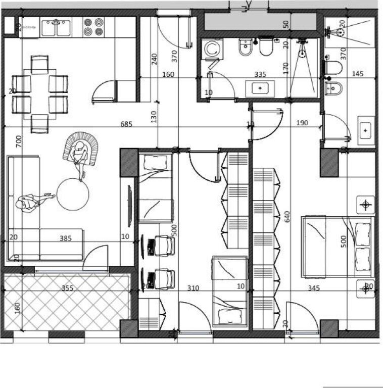 Disponojm Apartamente 2+1, 3+1 per shitje Kamez