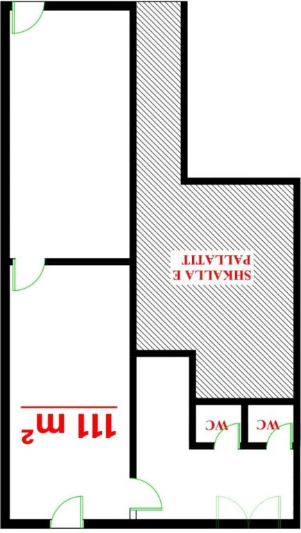 SHITET AMBIENT KOMERCIAL 111 m² NË ASTIR – 3 DYQANE TË BASHKUARA, I INVESTUAR DHE GATI PËR AKTIVITET
