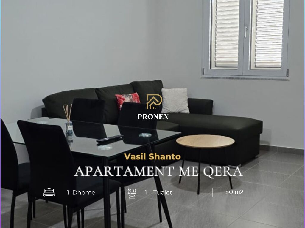Apartament 1+1 me qira tek Vasil Shanto