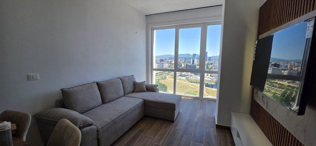 Jepet apartament 1+1+Post Parkimi me qira tek Altura Trade Center tek Bulevardi i Ri , Ish Stacioni i Trenit .