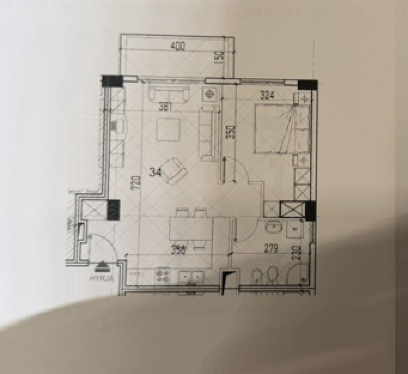 Apartament 1+1 në Shitje – Kompleksi Tom Doshi