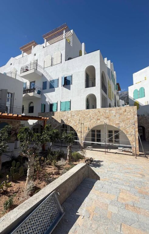 Apartment 1+1 for sale at Santorini Complex 1, Dhermi, Palase, Vlore, Himare, Sarande, Drimadhe, Drymades.