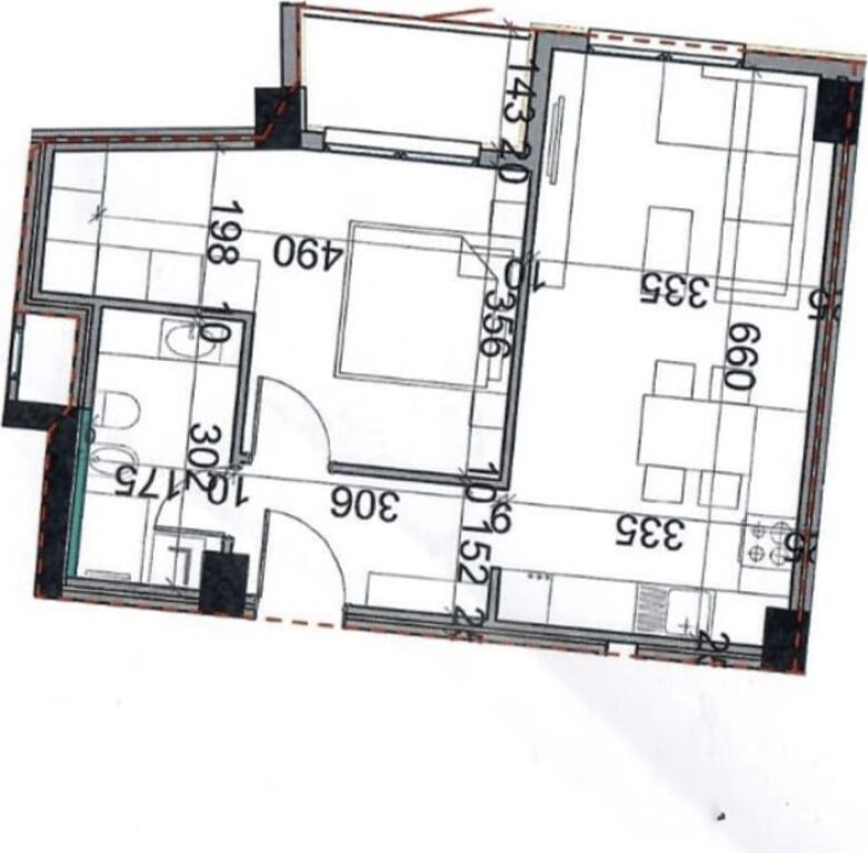 Shitet Apartament 2+1+2 në nje Kompleks ne Paskuqan