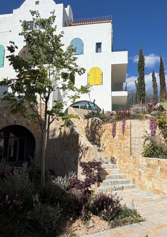 Apartment 1+1 for sale at Santorini Complex 1, Dhermi, Palase, Vlore, Himare, Sarande, Drimadhe, Drymades.
