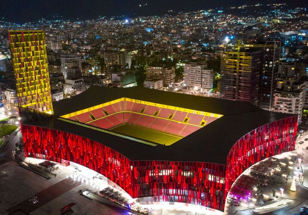 Qera, Zyrë , Stadiumi Air Albania, Tiranë