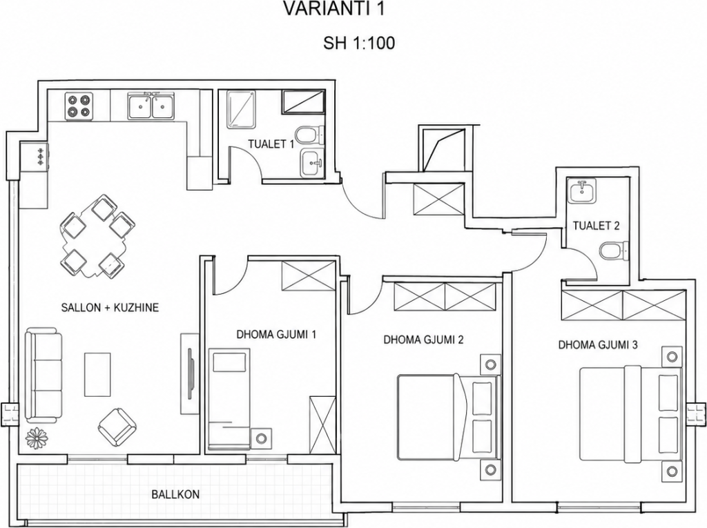 ✨ Shitet Apartament 3+1+2 📍 Rruga e Salës