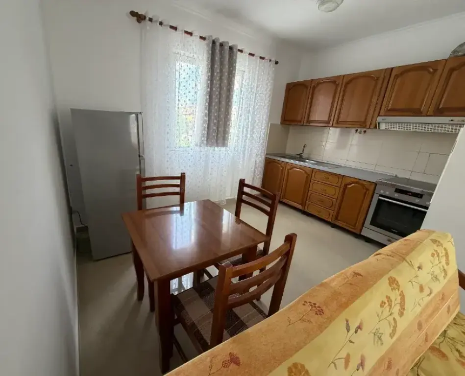 Apartment 1+1 for rent is given at Mihal Grameno Street, near Mihal Grameno School, Ali Demi Street.