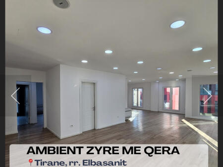 A super open space office is available on Elbasan Street.