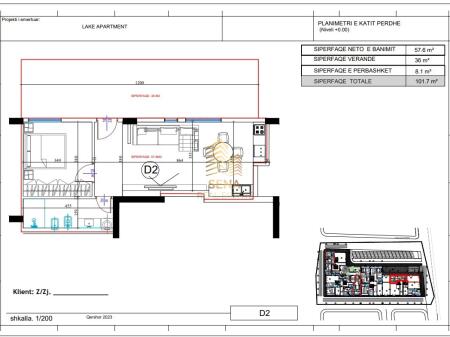 Shitet Apartament 1+1+Verande, Kopshti Zoologjik, 135,000 Euro-0692061134