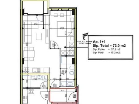 APARTMENT FOR SALE 1+1 TURDIU COMPLEX 120,000 EURO