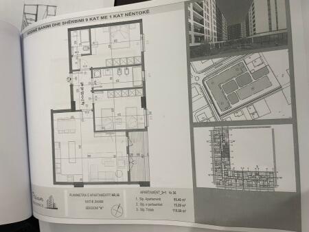 Apartment 2+1+2 for sale in Kamez