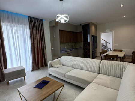 A 2-story villa 3+1 is for rent in TEG, villa street. 1500 euros.