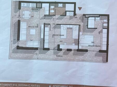 Apartment 2+1+2 for sale at Univers City.