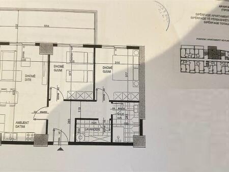 Apartament 2+1 ne shitje tek Fusha e Aviacionit, prane Shkolles “Dhora Leka” (ID 41211970)