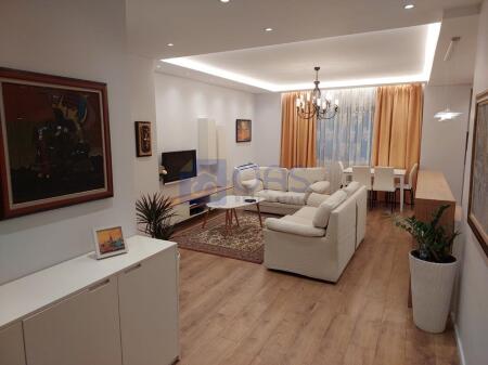 An apartment is available for rent 1+1 on Dibra Street for 680 euros.