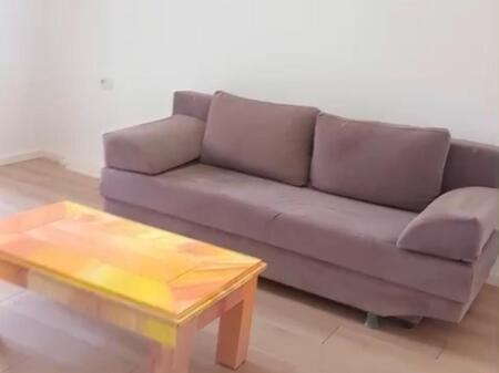 An apartment is for rent 1+1 at 21 Dhjetori for 450 euros.