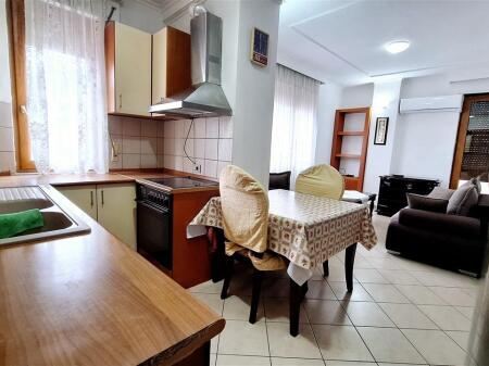 A 1+1 apartment is available for rent on Barrikadave Street, in the center.
