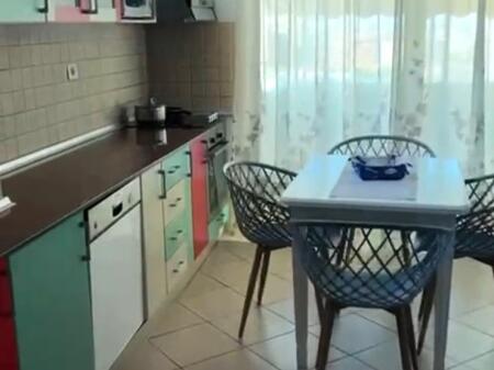 Near the American Embassy, Thoma Avrami Street, a furnished 1+1 apartment is for rent. 550 Euro.