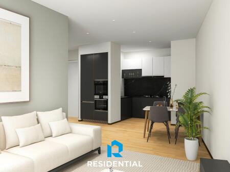 At "Porta Tirana E Re" Apartment 1+1 For Sale That Can Be Converted to 2+1!