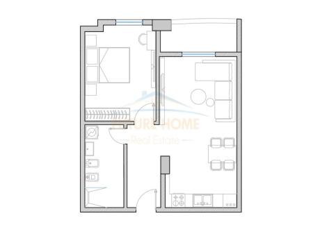 For sale, 1+1 Apartment, Golem Durres