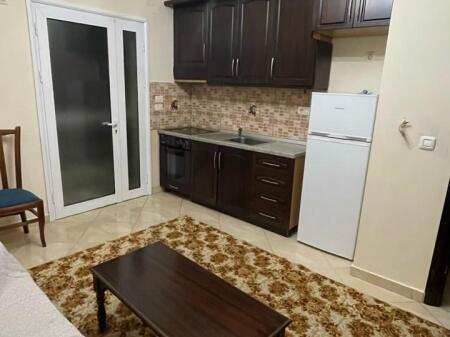 A 1+1 apartment is available for rent on Jordan Misja Street, Rreli Street.