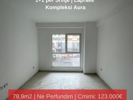 1+1 Apartment for Sale – Aura Complex, Laprakë