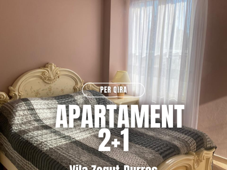 2+1 Apartment for Rent Vila Zogut - Durres