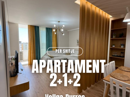 💠 Apartment for sale 2+1+2 with parking space, with sea view, Vollga – Durres