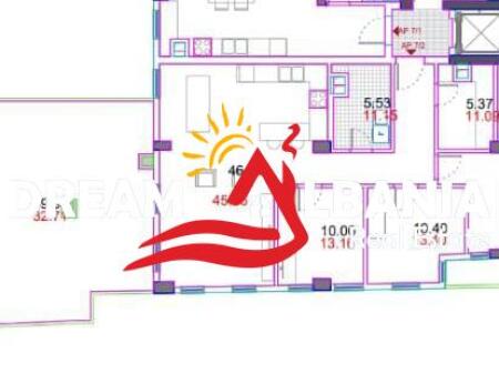 Apartment for sale 3+1+2+veranda on Qemal Stafa Street, near the Red School, Tirana (ID 4131427)