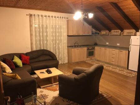In the area of Xhamllik, Architect Sinani St., the third floor of a 2+1 villa is for rent, furnished.